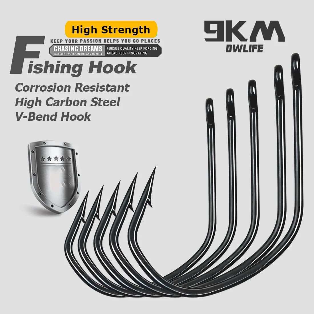 Weedless Drop Shot Wacky Worm Rig Hooks, 50-200tk