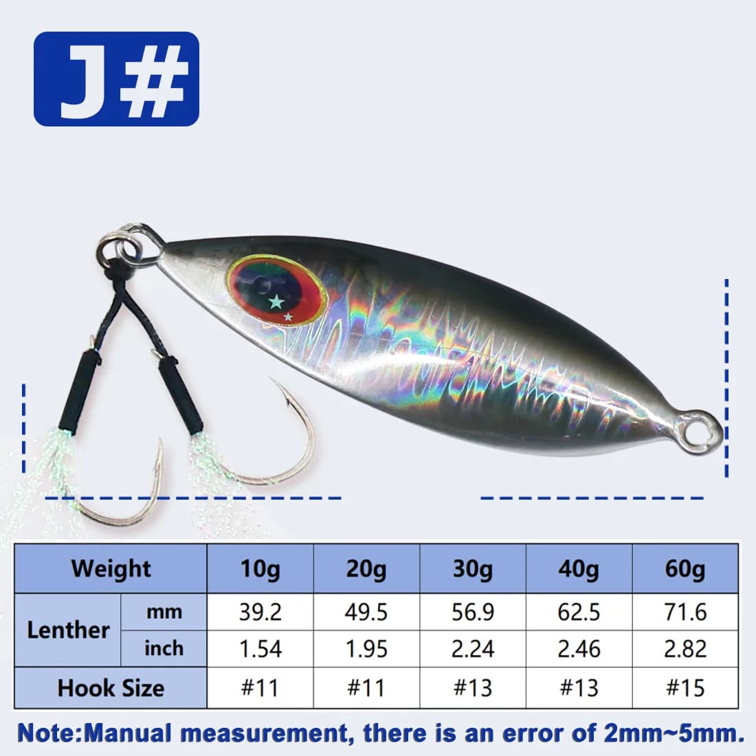 5-20g Merevee Jigimise Lusikaluud