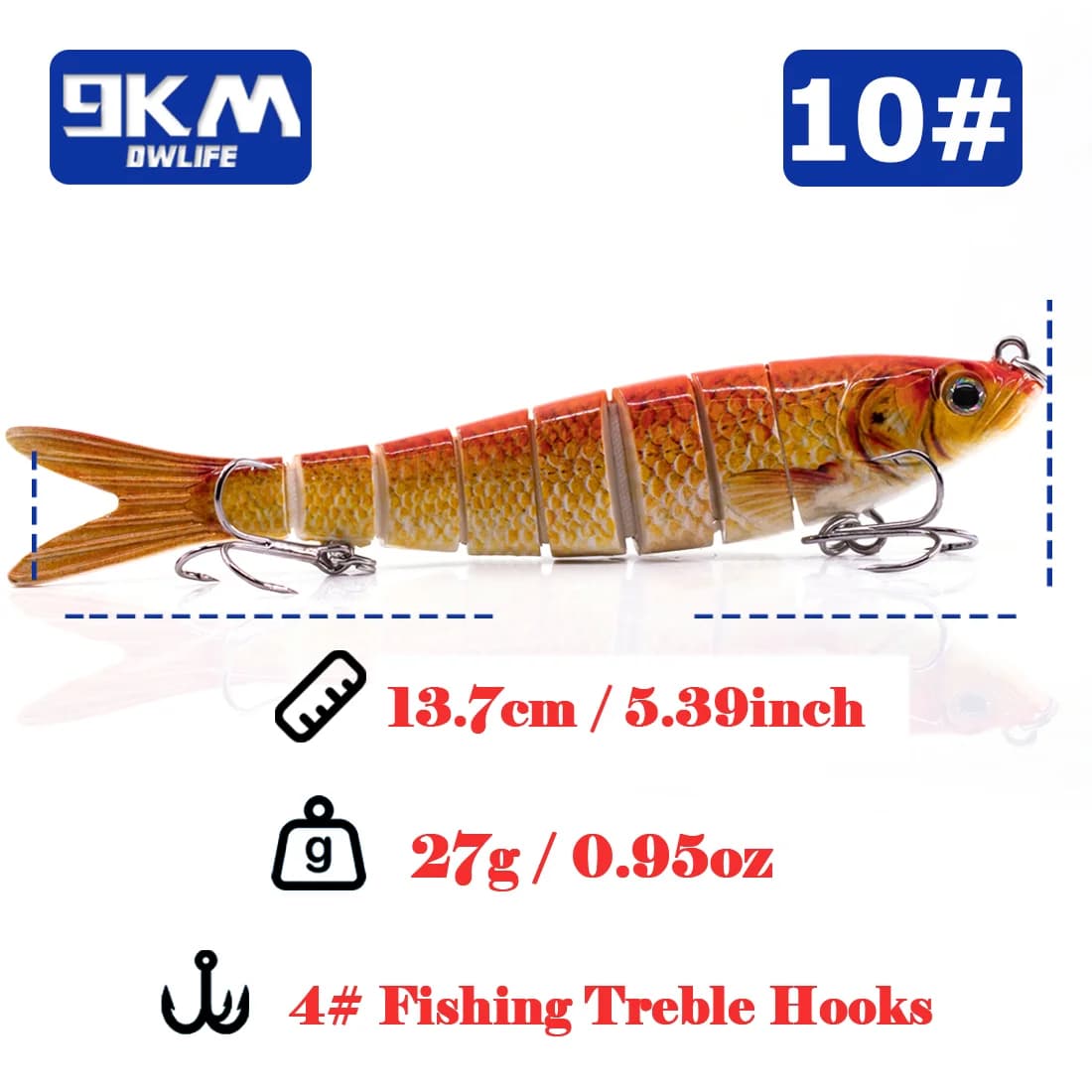 27g mitmeliideseline aeglaskujuv ujuk