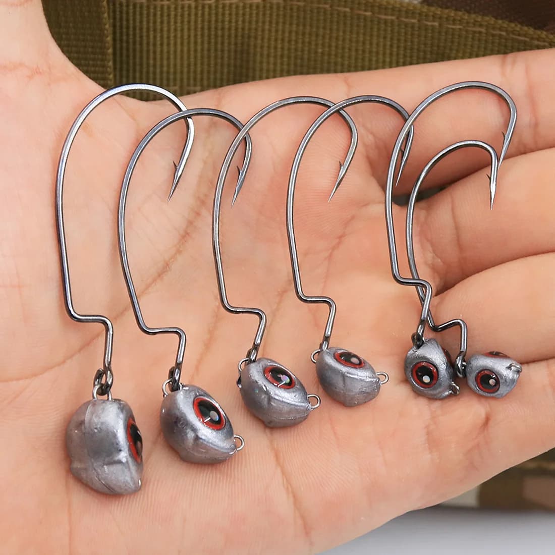 Swimbait EWG peahaakide konksud, 10-20tk pakendis